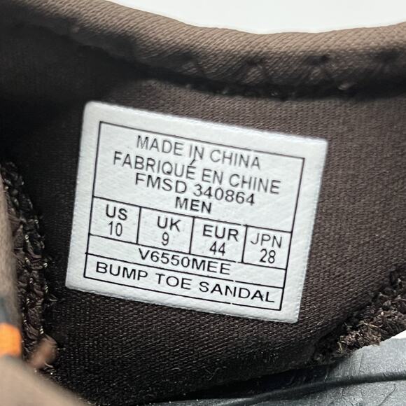 Nevados Bump Toe Sandals Waterproof Men‎ Size 10 Brown Nubuck Leather Lace Shoes - Picture 8 of 9